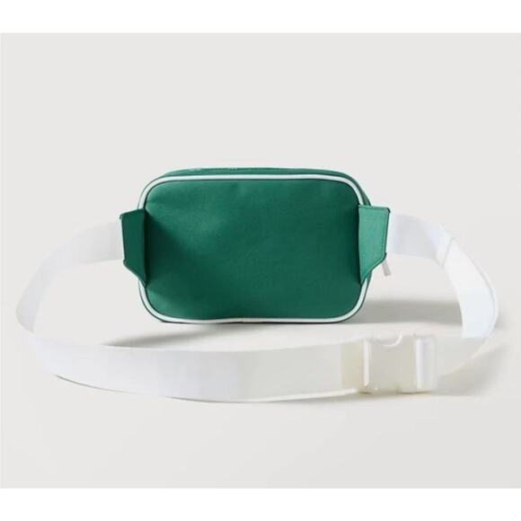 NWT Athleta All About LARGE BELT BAG Chest Crossbody Bag Fanny Pack GREEN - Picture 3 of 4